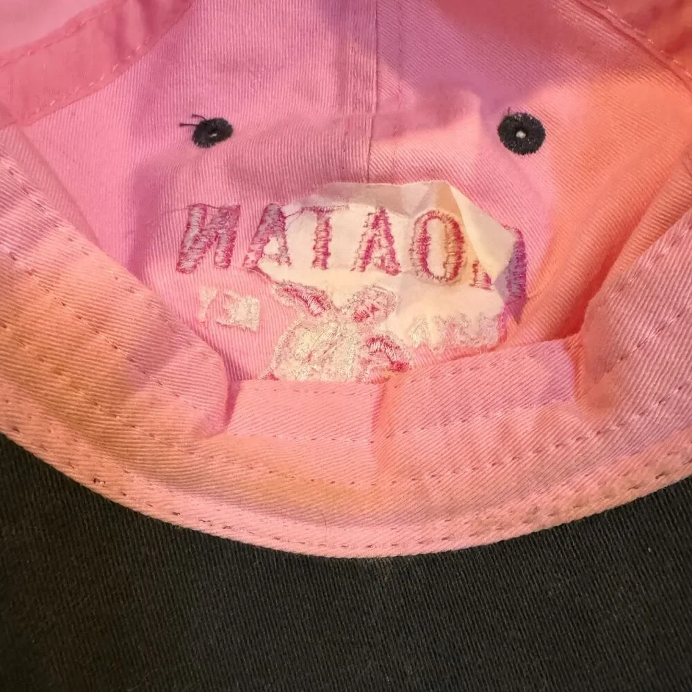 J America Roatan Maya Key Hat Sea Turtle Pink Gray Dad Cap Souvenir Adjustable